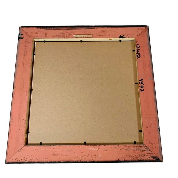 VTG Taj Mahal India Art Print By Richard Henson 16'x16" Framed Railway Wall Art - Picture 2 of 7